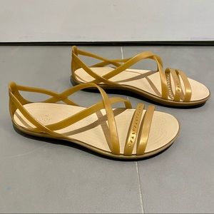 Rubber Strappy Crocs Isabella Sandal